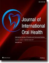 Journal Of International Oral Health