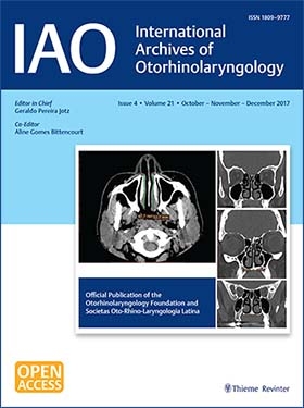 International Archives Of Otorhinolaryngology