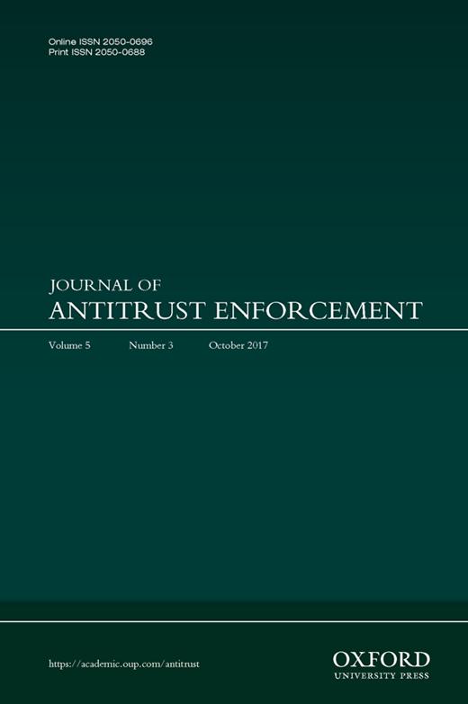 Journal Of Antitrust Enforcement