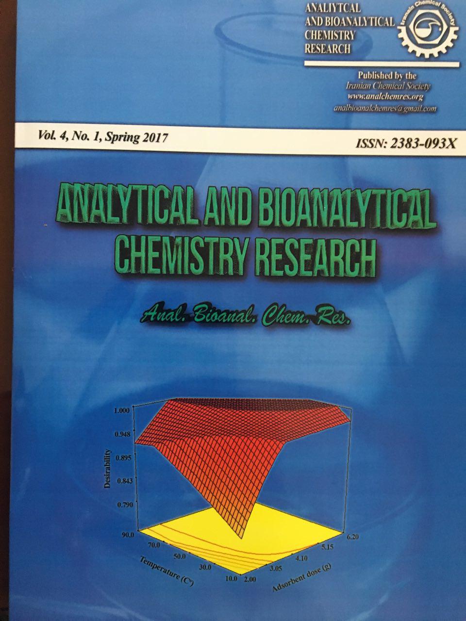 Analytical And Bioanalytical Chemistry Research