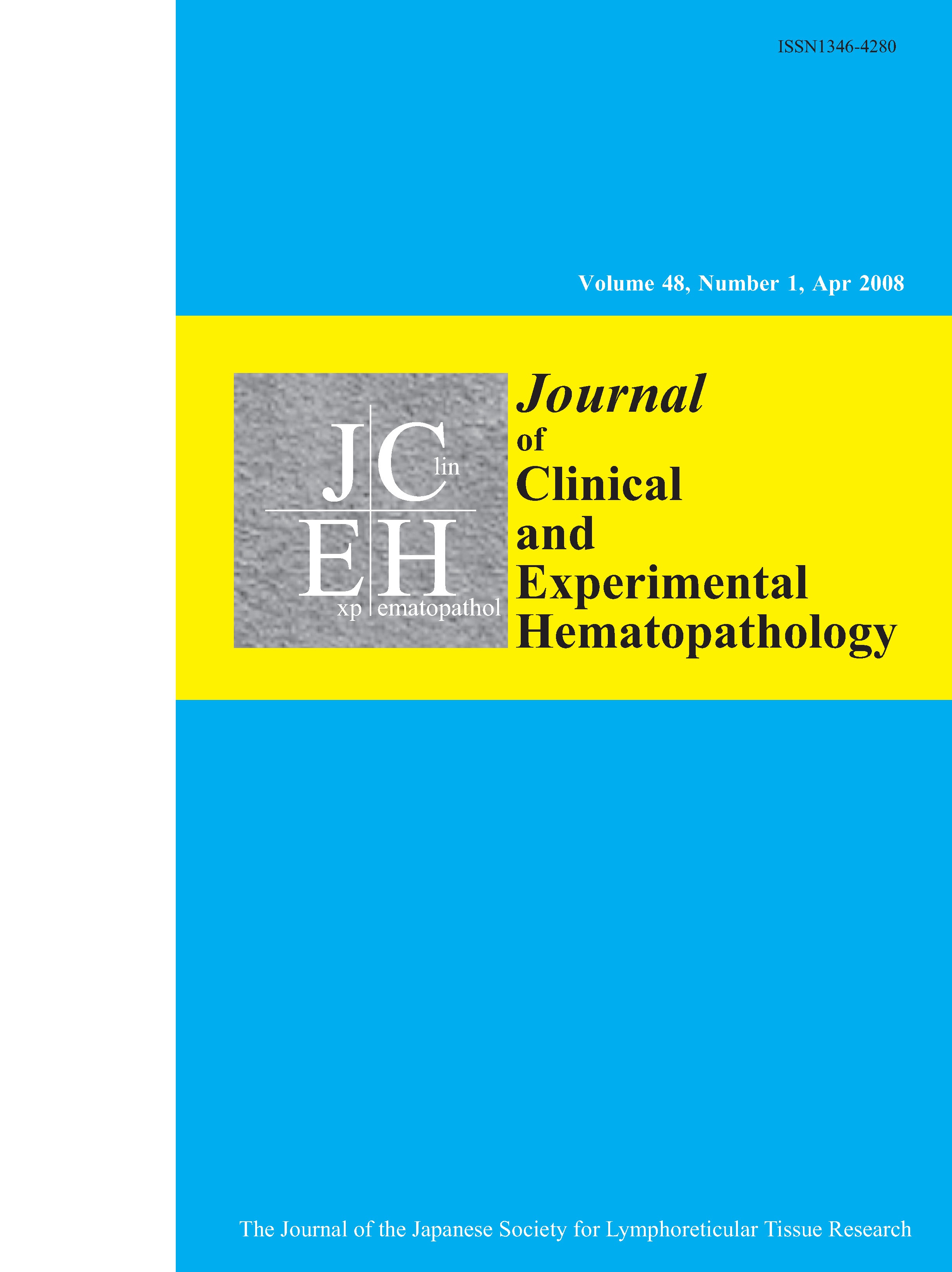 Journal Of Clinical And Experimental Hematopathology