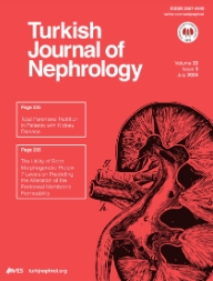 Turkish Journal Of Nephrology