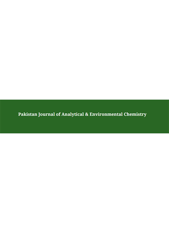 Pakistan Journal Of Analytical & Environmental Chemistry