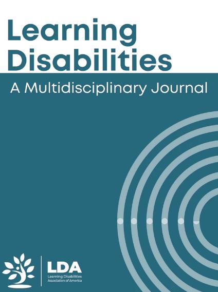 Learning Disabilities-a Multidisciplinary Journal