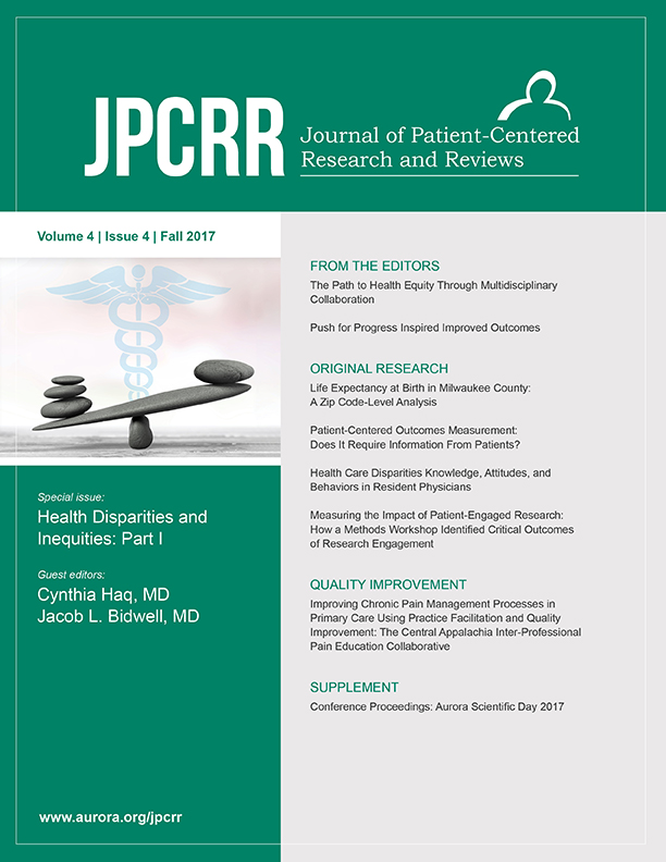 Journal Of Patient-centered Research And Reviews