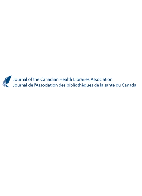 Journal Of The Canadian Health Libraries Association