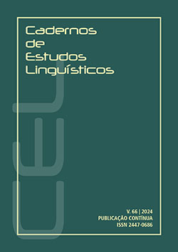 Cadernos De Estudos Linguisticos